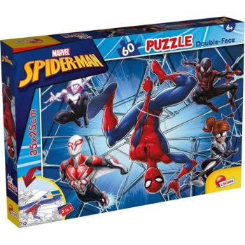 Pókember 2 az 1-ben 60db-os puzzle és színező 35x25cm - Lisciani kép