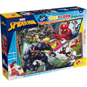 Pókember 2 az 1-ben maxi 150db-os puzzle és színező 70x50cm - Lisciani kép