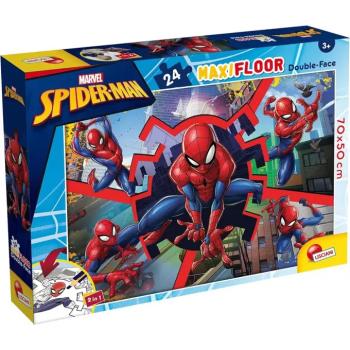 Pókember 2 az 1-ben maxi 24db-os puzzle és színező 70x50cm - Lisciani kép