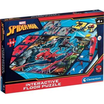 Pókember interaktív 24db-os padló puzzle - Clementoni kép