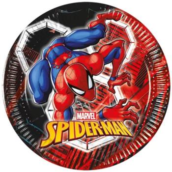 Pókember papírtányér 8db-os szett 20cm kép