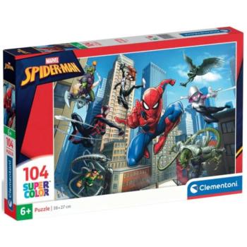 Pókember Super Color puzzle 104 db-os - Clementoni kép