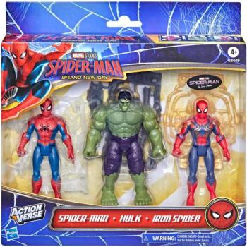 Pókember Vadonatúj nap: ActionVerse Akciófigura 3db-os szett – Hasbro