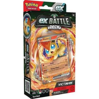Pokemon Battle Deck Victini EX gyűjtői kártya kép