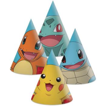 Pokémon party kalap - 6 darabos szett