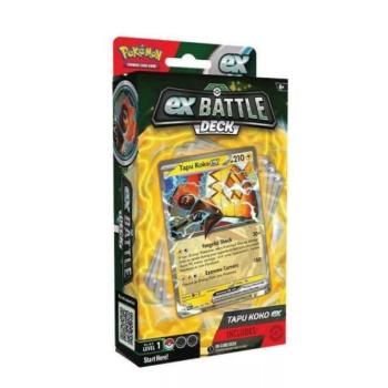 Pokemon Tapu Koko Leaves ex Battle Deck gyűjtői kártya kép