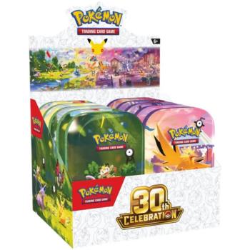 Pokémon TCG: 30th Celebration Mini Tin 2db booster csomaggal többféle változatban 1db kép
