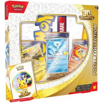 Pokémon TCG: 30th Poster Collection – poszter és promó kártyák + booster csomagok kép