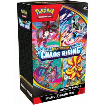 Pokémon TCG: Mega Evolution Chaos Rising booster Bundle kártyacsomag kép