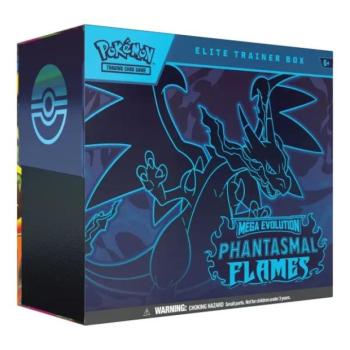 Pokémon TCG: ME02 Phantasmal Flames Elite Trainer Box 9db booster csomaggal kép