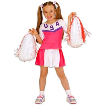 Pompom lány jelmez - 128 cm kép