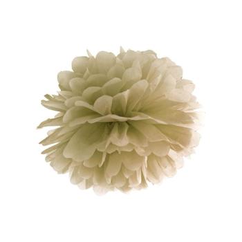Pompom virág - arany 35 cm kép
