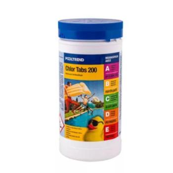 Pooltrend: Klórtabletta, 200 g - 1 kg kép