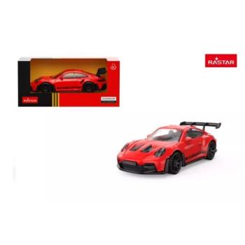 Porsche 911 GT3 RS fém kisautó 1:43, piros kép
