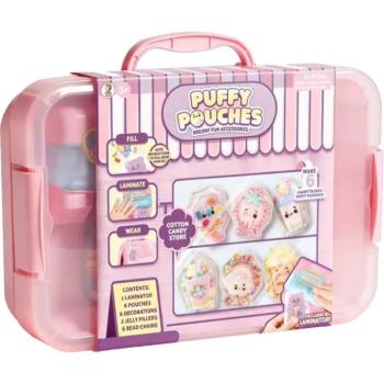 Puffy Pouches: Pufi charm design szett - vattacukor kép