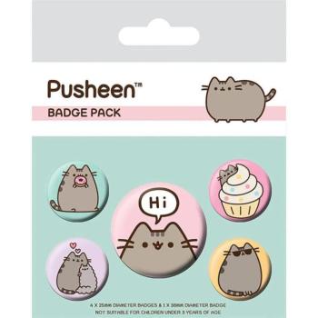 PUSHEEN (PUSHEEN SAYS HI) kitűző kép