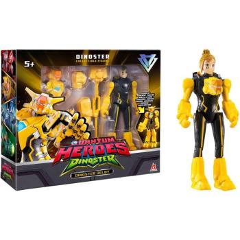 Quantum Heroes: Dinoster Delby akciófigura sárga páncéllal 20 cm