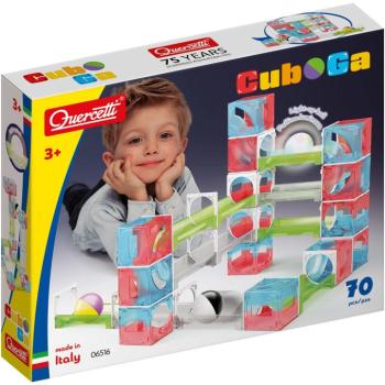 Quercetti: Cuboga 70 db-os golyópálya építőszett kép
