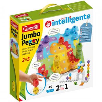 Quercetti: Jumbo Pötyi 2 az 1-ben 45db-os szett kép