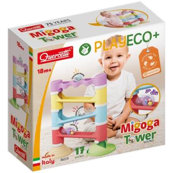 Quercetti: Migoga Tower Eco 17 db-os golyópálya játékszett kép