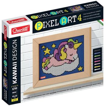 Quercetti: Pixel Art 4 Kawaii Unikornis pötyi kép