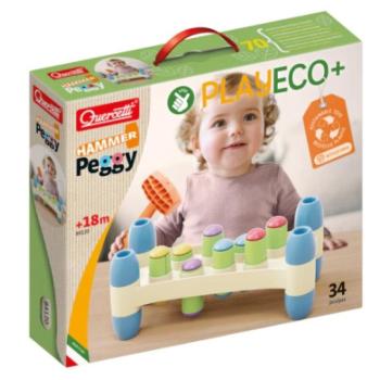 Quercetti: Play Eco Peggy Kalapácsos ügyességi játék kép
