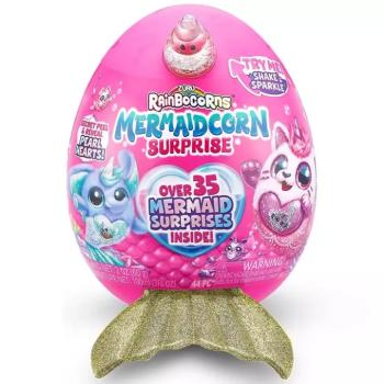 Rainbocorns: Mermaidcorn S5 Meglepetés tojás sellőkornis plüssfigura többféle változatban 1db kép