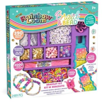Rainbow Loom: Auto Loom gumikarkötőkészítő szett gyöngyökkel kép