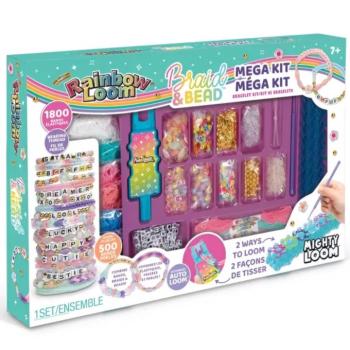 Rainbow Loom: Óriás gumikarkötő és gyöngyfűző készlet kép