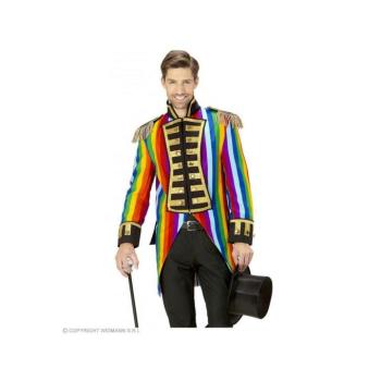 Rainbow Parade szívárvány színű frakk férfi jelmez XXL-es méretben kép