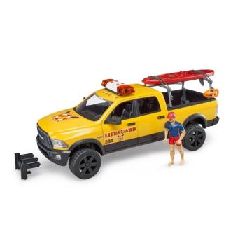 RAM 2500 Power Wagon parti őrség figurával és tartozékokkal - Bruder 2506 kép