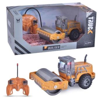 RC Builder Távirányítós úthenger munkagép fénnyel 1/30 27mHz kép