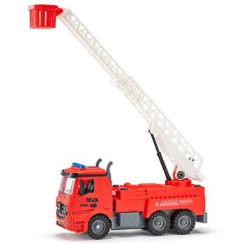 RC szerelhető távirányítós tűzoltókocsi 30cm - Woodyland kép