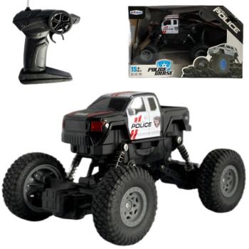 RC Távirányítós 4WD rendőrségi hegymászó autó 1/18-as méretarány 21cm kép