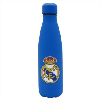 Real Madrid Rozsdamentes duplafalú kék acél kulacs 500ml-es kép