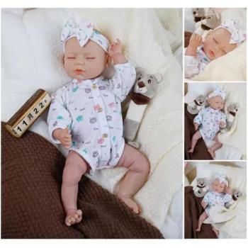 Reborn kislány játékbaba kiegészítőkkel 2 – 43 cm kép