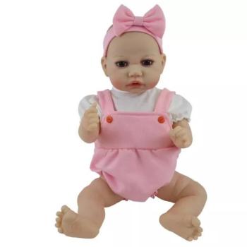 Reborn kislány játékbaba kiegészítőkkel – 43 cm kép