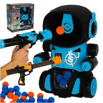 Robot arcade játék céllövöldözős játék + 2x fegyver + golyók kép