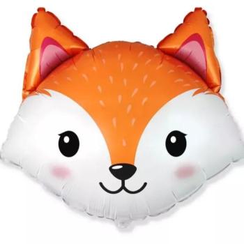 Róka formájú fólia lufi - 91 cm