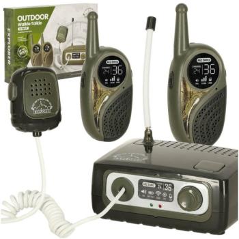 Rövidhullámú walkie-talkie készlet központi egységgel gyerekeknek, katonai hatótávolság 333 m kép