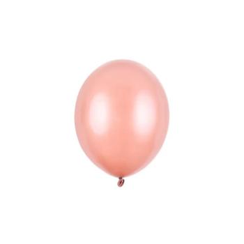 Rózaszín arany metál lufi 23 cm kép