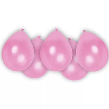 Rózsaszín latex lufi 8db-os szett kép
