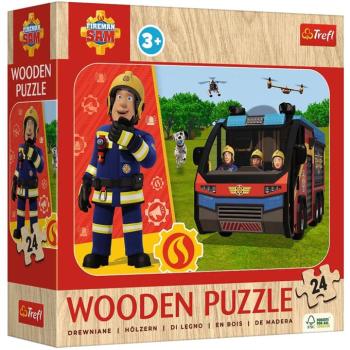 Sam a tűzoltó 24db-os fa puzzle - Trefl kép