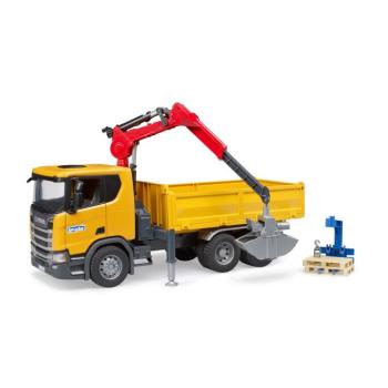 Scania teherautó karral - Bruder 3551 kép