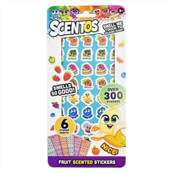 Scentos 6 ív gyümölcs illatú matrica kép