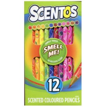 Scentos illatos 12db-os színes ceruza