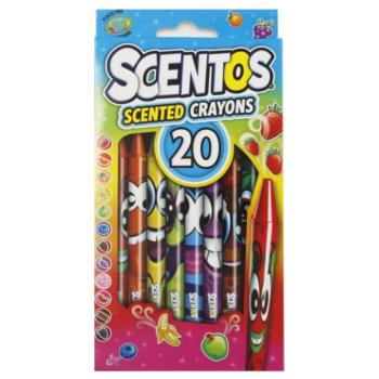 Scentos: Illatos zsírkréta 20db-os szett kép