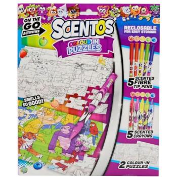 Scentos Színezhető puzzle készlet kép