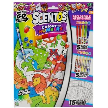 Scentos Színezhető számkifestő kép