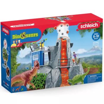 Schleich: A nagy vulkánexpedíció dinoszauruszokkal játékszett (42564) kép